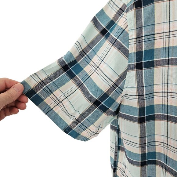 Goodfellow & Co Mens Standard Fit Plaid Short Sleeve Shirt Size XXL Casual - Picture 6 of 11